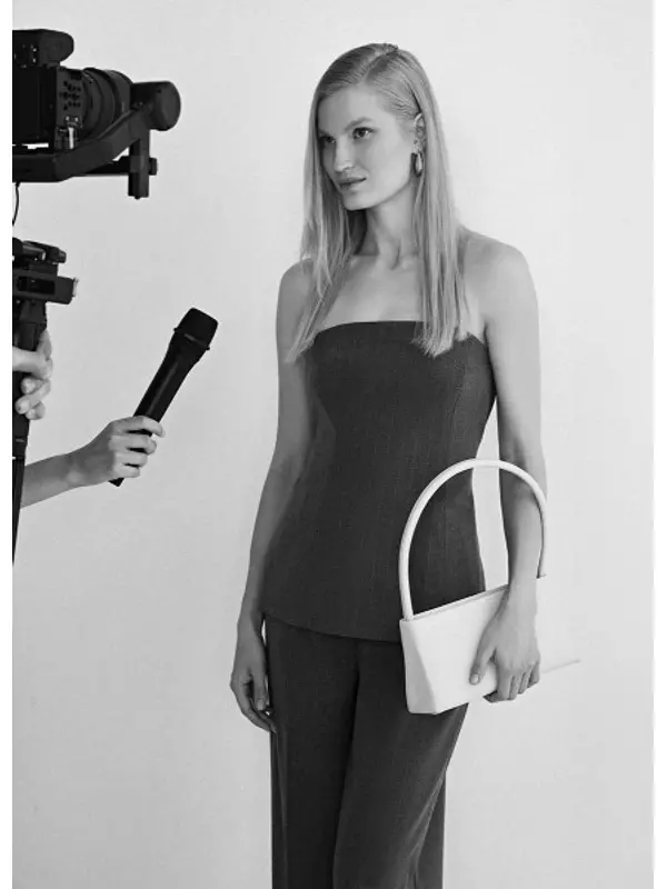 Топ-корсет с рельефами, Серый