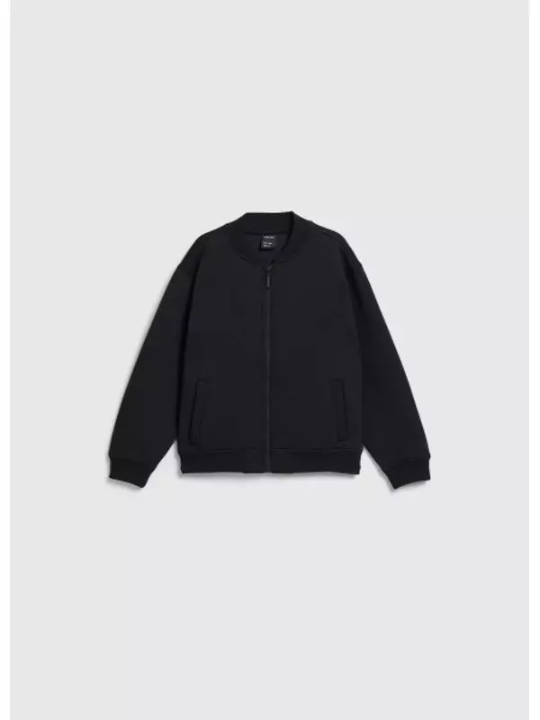 Бомбер для мальчиков, Черный