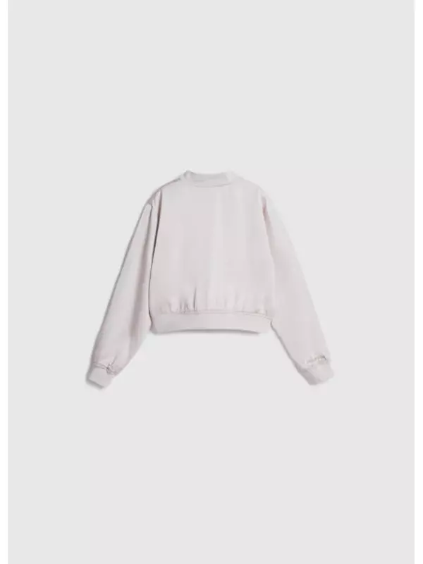 Сатиновый бомбер для девочек, Бежевый