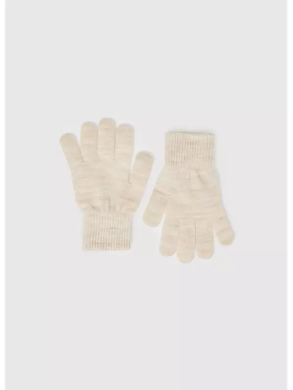 Перчатки для девочек, Бежевый