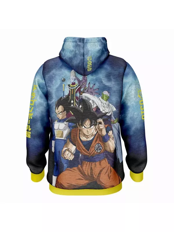 Худи Otso Dragon Ball Super Goku Vegeta, синий