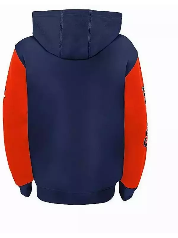 Темно-синяя толстовка с капюшоном и молнией во всю длину для мальчиков и девочек с открыткой Houston Astros Outerstuff, синий