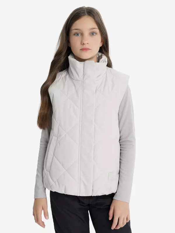 Жилет утепленный для девочек Outventure, Серый