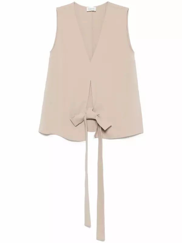 P.A.R.O.S.H. топ с поясом, нейтральный