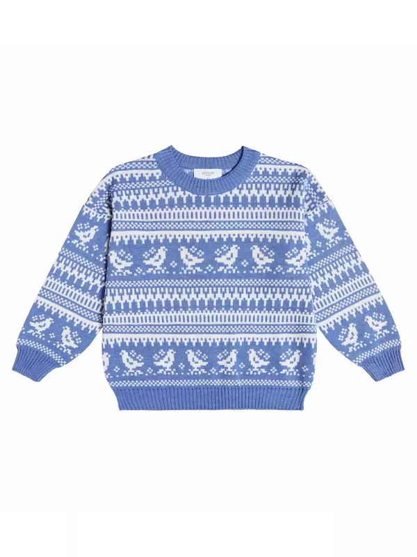 Свитер из смесовой шерсти Paade Mode, синий