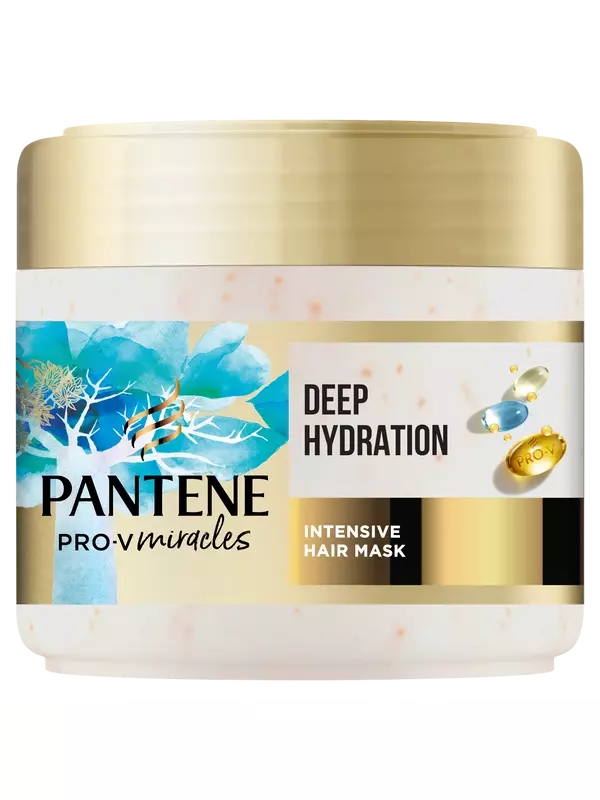 Интенсивно питательная биотиновая маска для волос, 300 мл Pantene Hydra glow