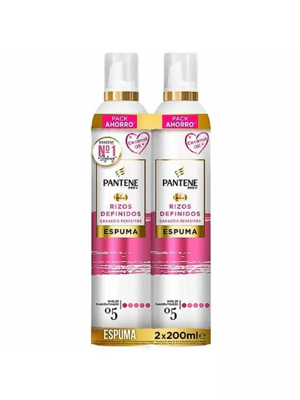 Pantene Rizos Definidos, Пенка для завивки волос, 2x200 мл