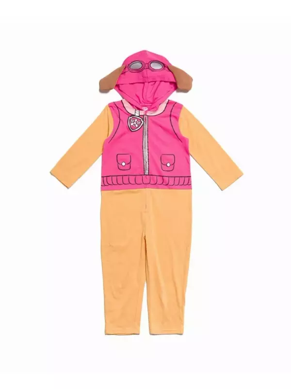 Мальчики, комбинезон на молнии Nickelodeon Skye Chase Marshall для косплея Paw Patrol, розовый