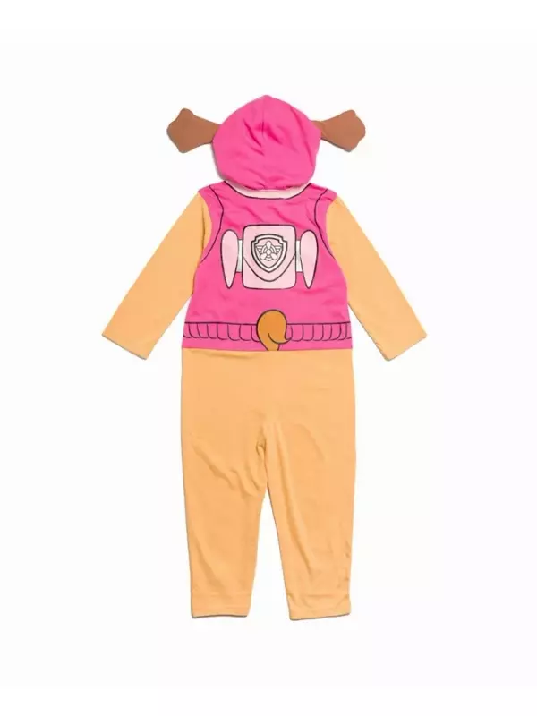 Мальчики, комбинезон на молнии Nickelodeon Skye Chase Marshall для косплея Paw Patrol, розовый