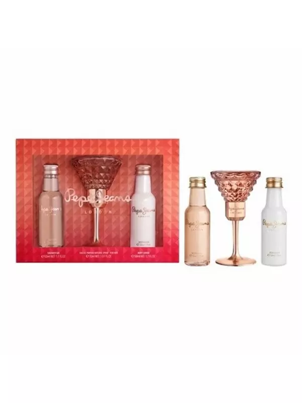 Набор из 3 предметов для нее: Edp 30 мл, лосьон для тела 50 мл, гель для душа 50 мл, Pepe Jeans