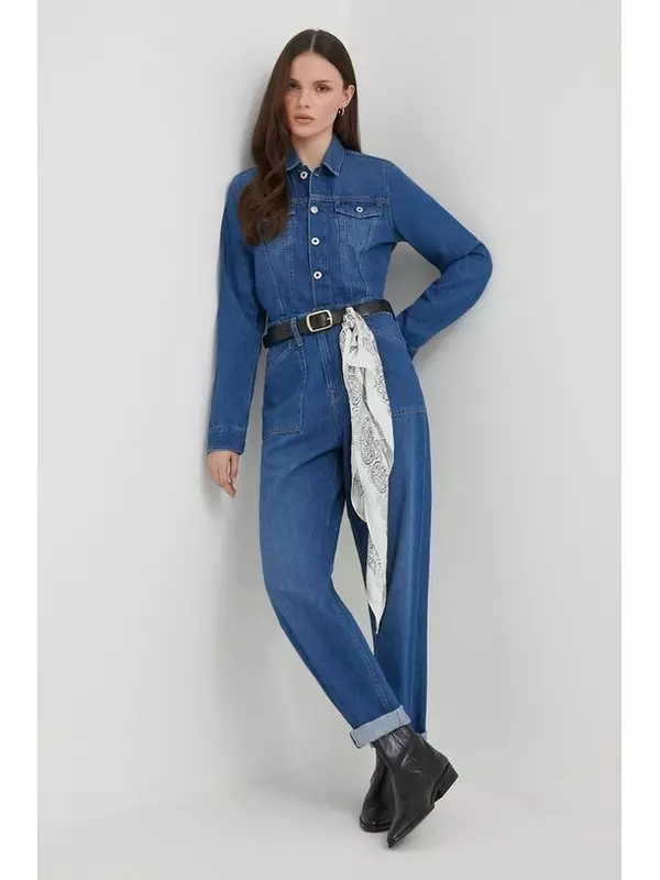 Джинсовый комбинезон HUNTER UTILITY Pepe Jeans, синий