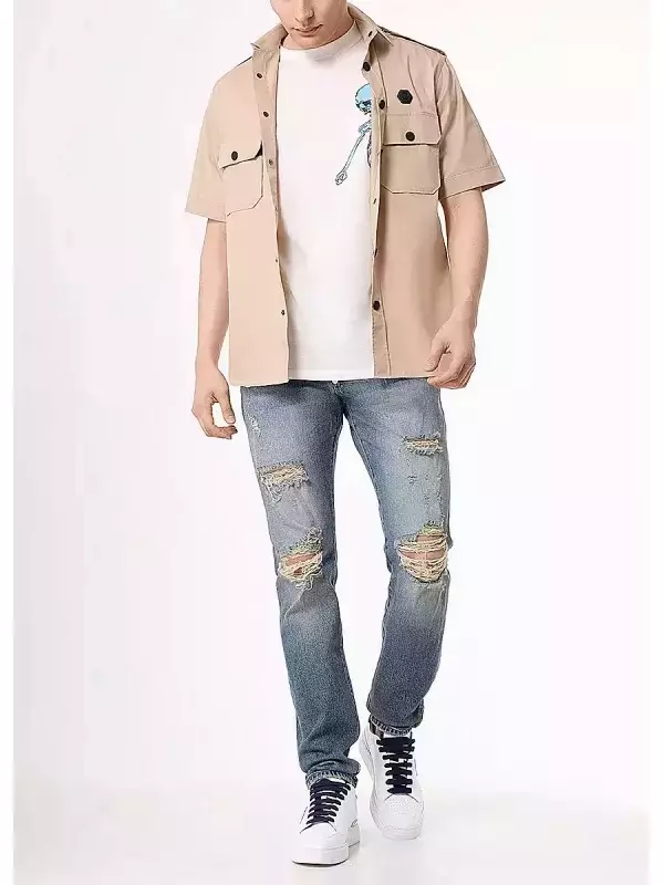 Джинсы хлопковые