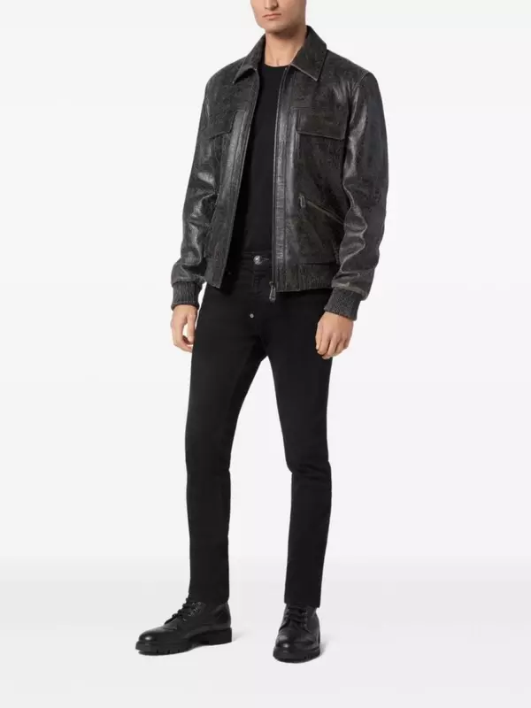 Philipp Plein бомбер Coster, серый