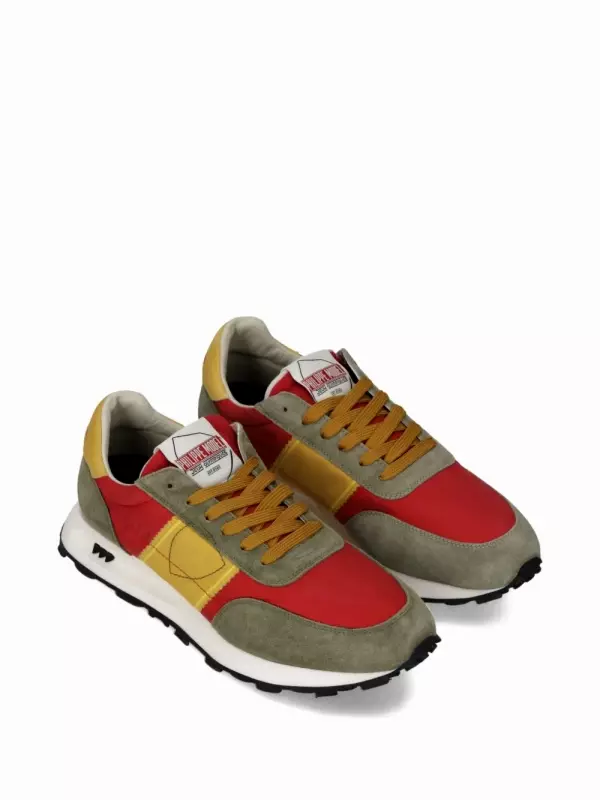 Кроссовки Tour в стиле колор-блок Philippe Model Paris, красный