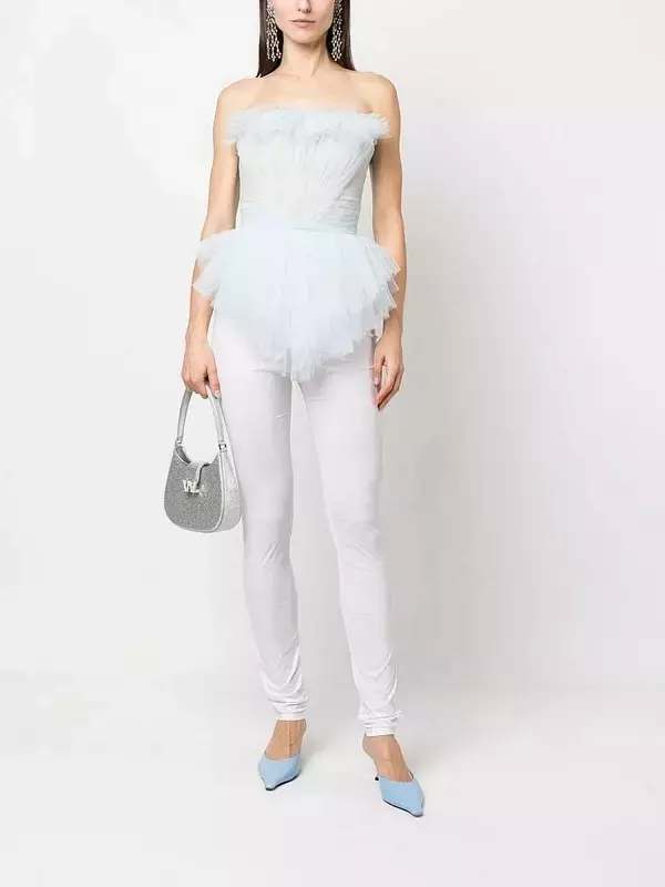 Philosophy Di Lorenzo Serafini топ-корсет с тюлем, синий