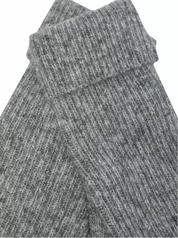 Женские перчатки Pieces, серый