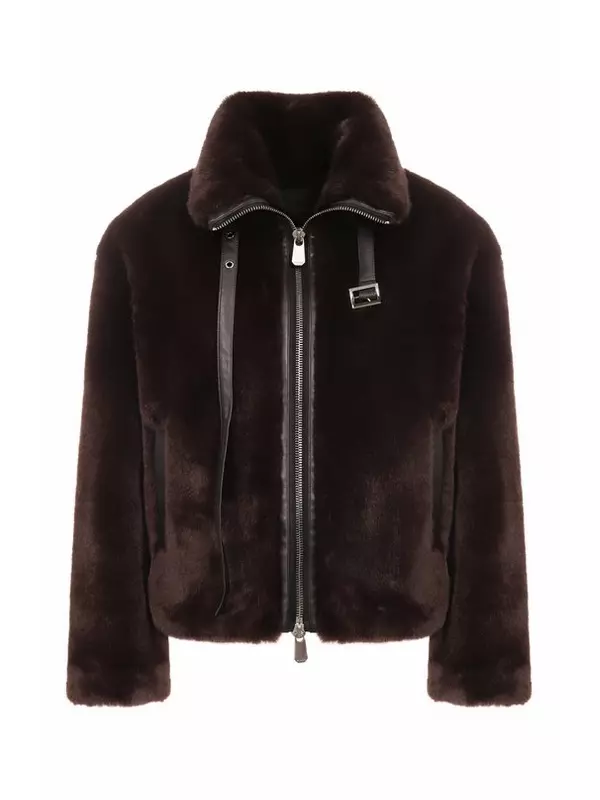 Шуба из экомеха Pinko