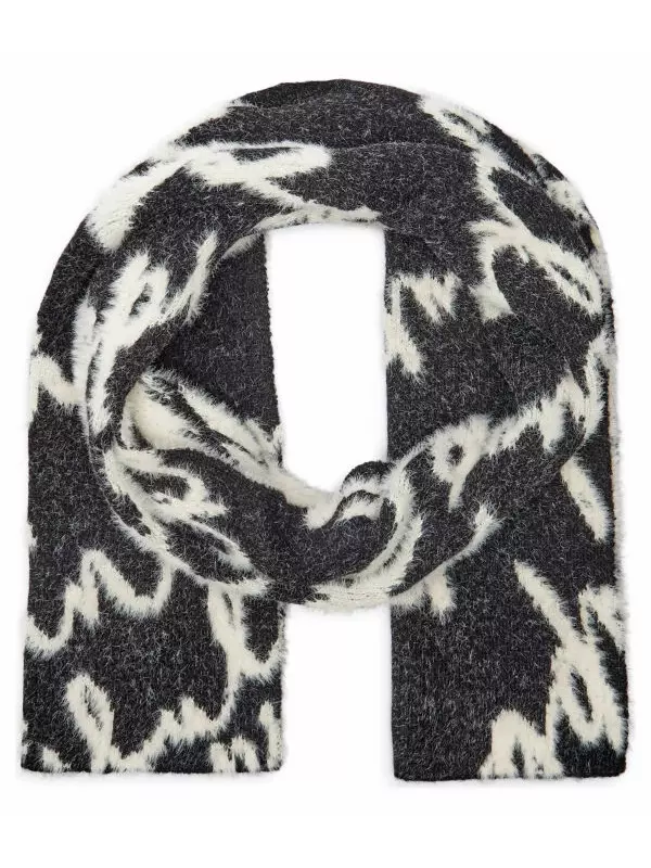 Двусторонний шарф Pinko Up, черный