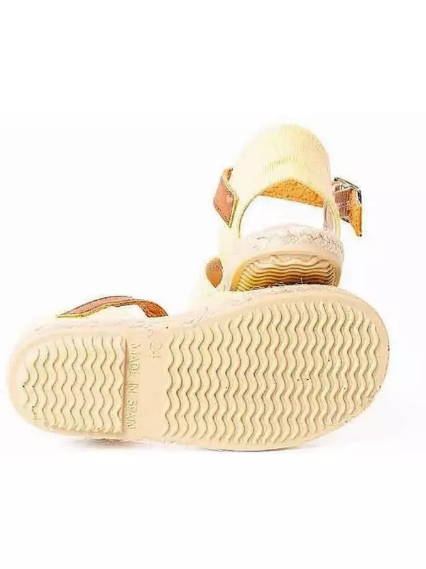 Эспадрильи для девочек из переработанной парусины Pisamonas, желтый