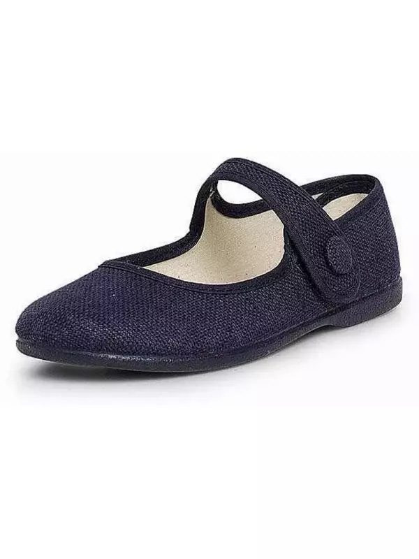 Белье для девочки Мэри Джейн с ремешком на пуговицах Pisamonas, темно-синий