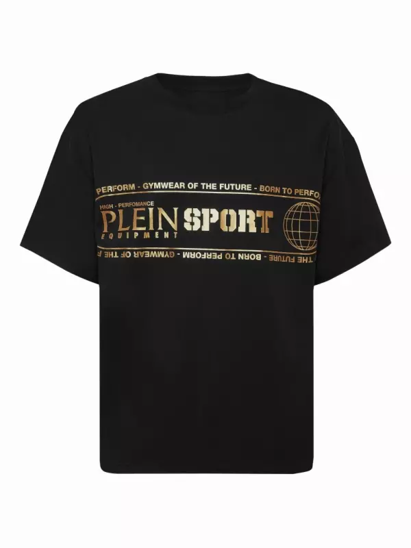 Футболка с принтом Plein Sport, черный