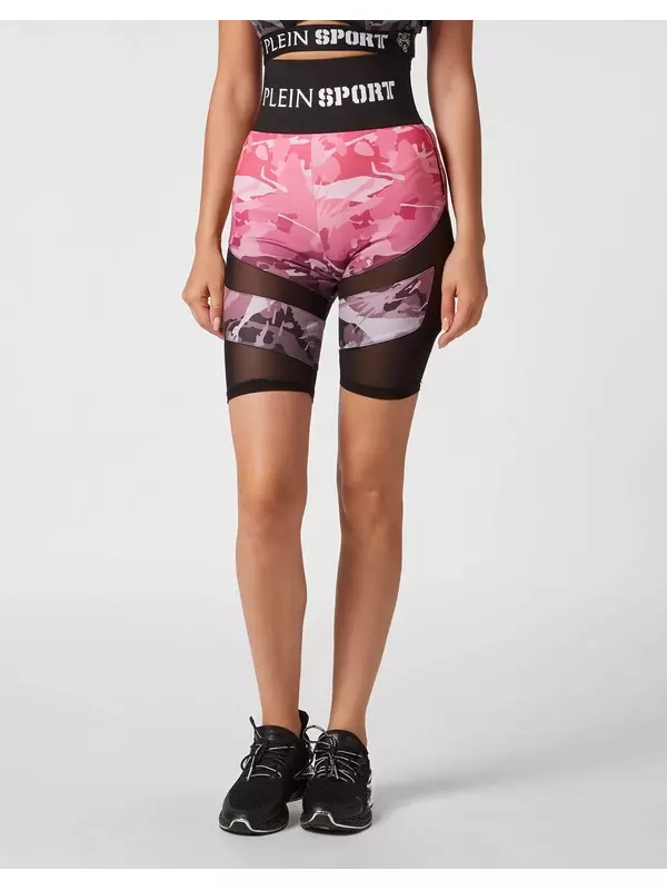 Леггинсы Plein Sport Skinny Leggings, цвет pink/dusky pink/light pink/dark pink