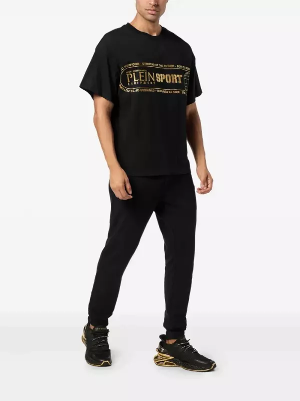 Футболка с принтом Plein Sport, черный