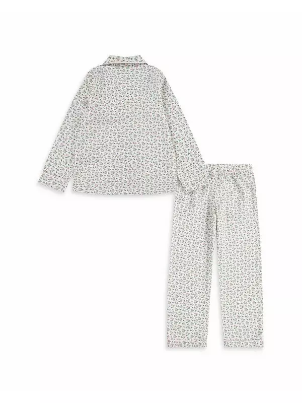 Polo Ralph Lauren Комплект из тканого пальто и брюк с длинными рукавами для девочек Polo Ralph Lauren - Little Kid, белый