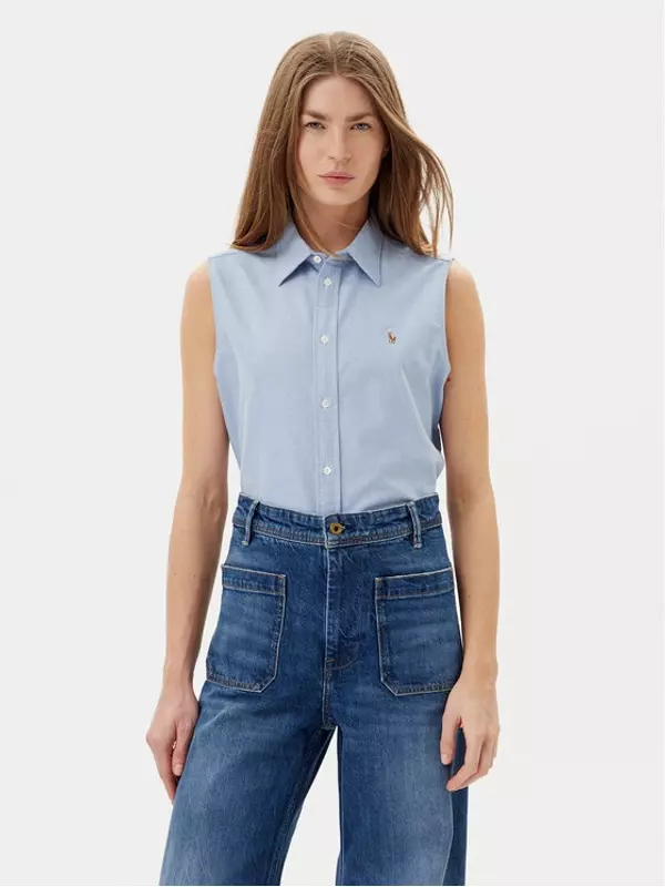 Рубашка классического кроя 211968896002 Polo Ralph Lauren, голубой