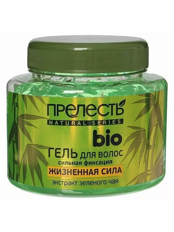 Гель для укладки волос Прелесть Био с экстрактом зеленого чая