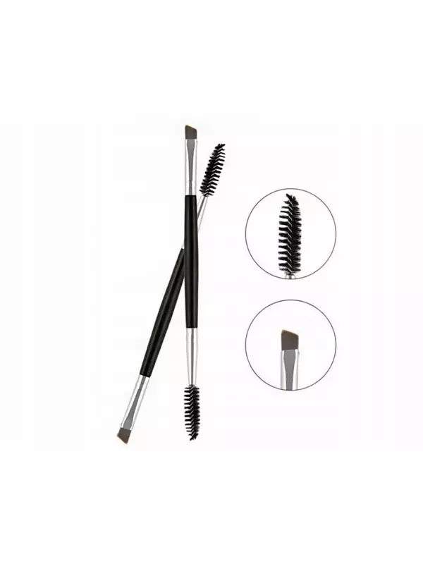 ДВУСТОРОННЯЯ УГЛОВАЯ ЩЕТКА - ХНА ДЛЯ БРОВЕЙ спираль Prima Beauty