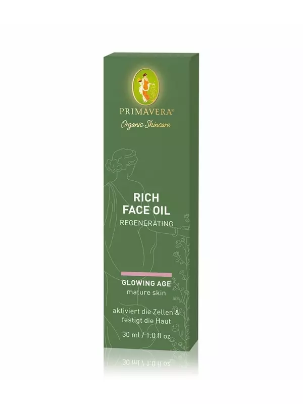 Масло для лица Primavera Glowing Age Rich Face Oil Regenerating, 30 ml