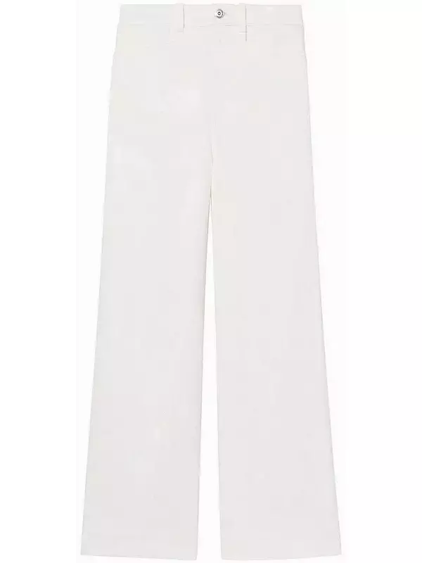 Proenza Schouler White Label твиловые кюлоты, белый