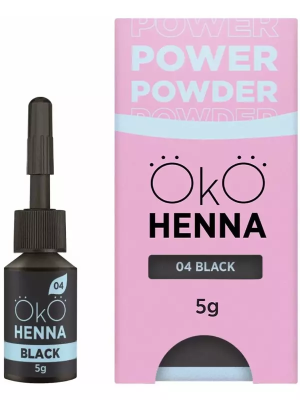 OKO, Хна для бровей, №04 Черная, 5г Project Lashes
