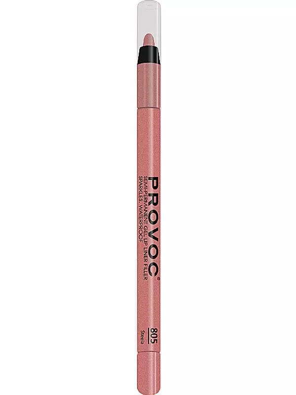 PROVOC Подводка гелевая в карандаше для губ, 805 коралловый нюд / Gel Lip Liner Steela 1,2 г