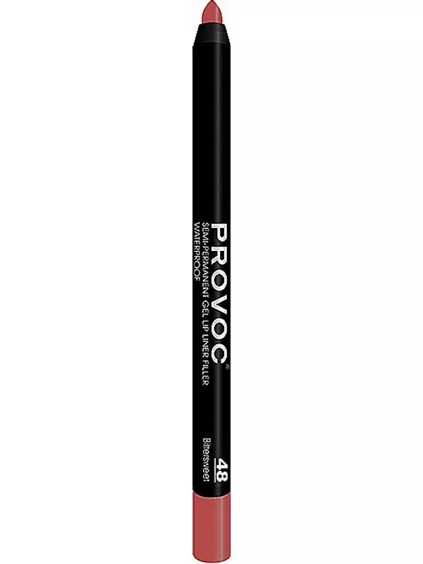 PROVOC Подводка гелевая в карандаше для губ, 48 кораллово-бежевый / Gel Lip Liner Bittersweet