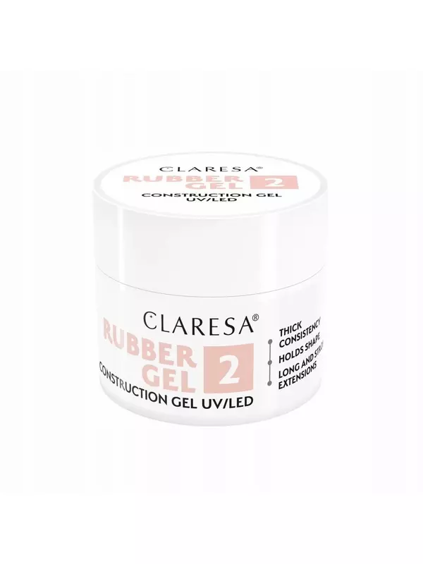 Claresa Rubber Gel Густой строительный гель с тиксотропией 2 - 90 г Puderek