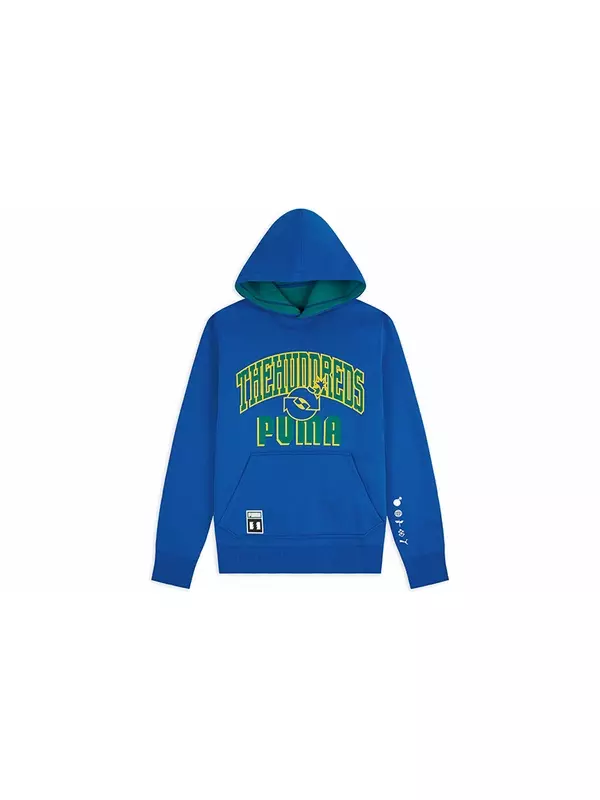 The Hundreds X Толстовка Мужская Бирюзовая PUMA, Сине-Зеленая