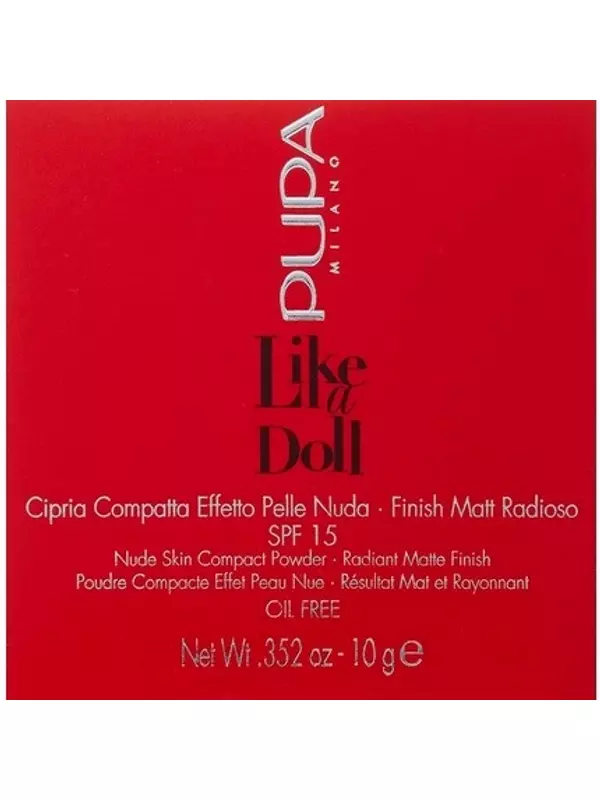 Компактная пудра Like A Doll 004 Теплый бежевый 10G, Pupa