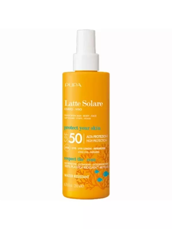Pupa Солнцезащитное молочко для тела Spf 50 - 200 мл Pupa Milano
