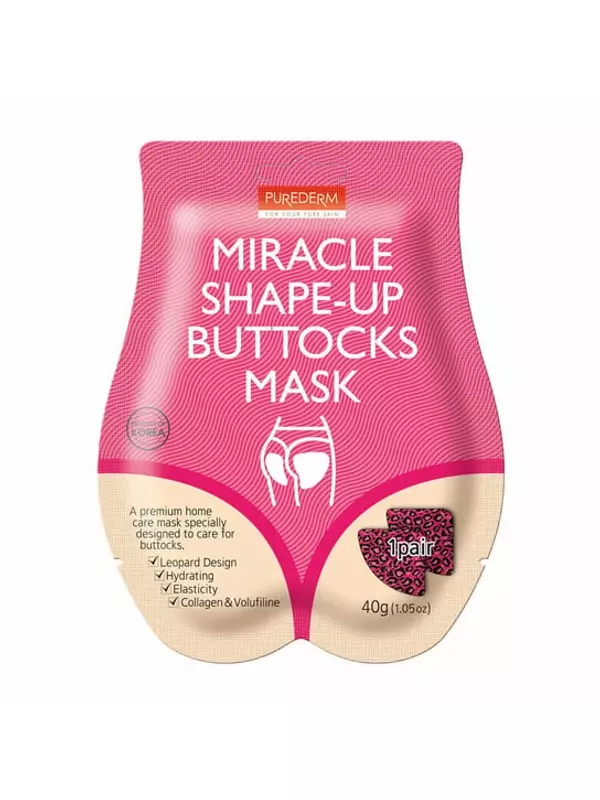 Маска для коррекции ягодиц 40г Purederm, Miracle Shape-Up Buttocks Mask