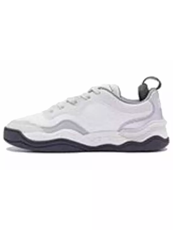 Кеды, скейтборд обувь женская низкая белый/желтый Qiaodan