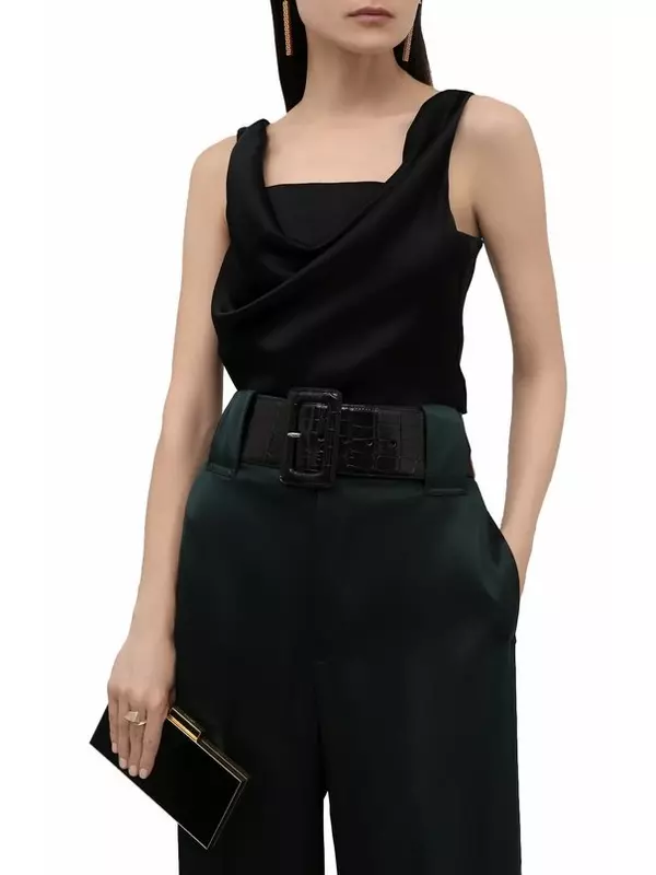 Ремень из кожи аллигатора Ralph Lauren