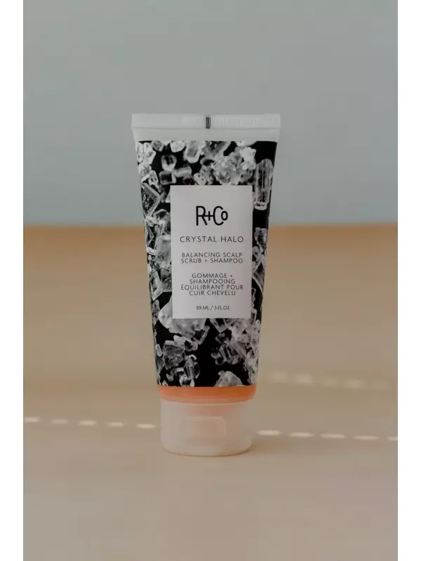 КРИСТАЛЛ балансирующий скраб-шампунь для кожи головы R+Co CRYSTAL HALO Balancing Scalp Scrub+Shampoo 89ml