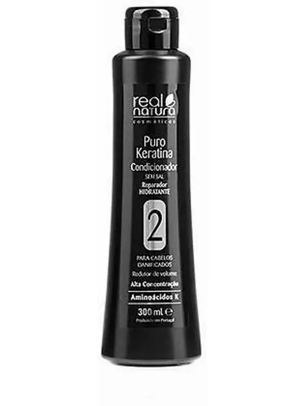 Кондиционер с чистым кератином 300 мл Real Natura