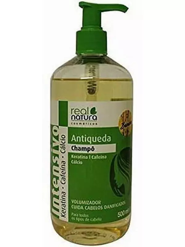 Шампунь против выпадения волос без соли 500 мл Real Natura