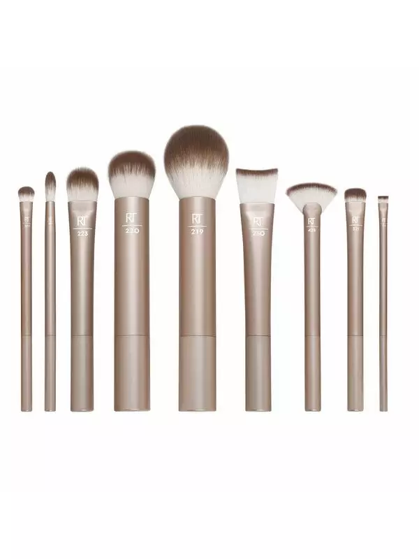 Набор: кисти для макияжа, 9 шт. Real Techniques Au naturale