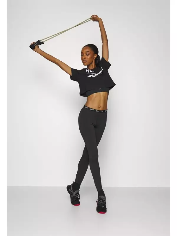 Спортивная футболка CROP TEE Reebok, черный