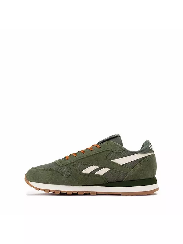 Кроссовки Reebok Classic Leather Athletic Shoe, цвет Breakaway Green