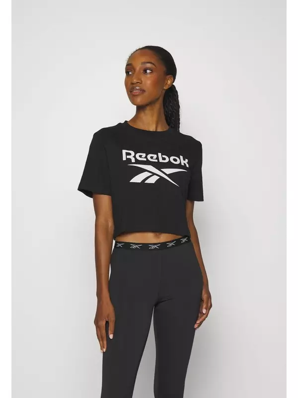 Спортивная футболка CROP TEE Reebok, черный